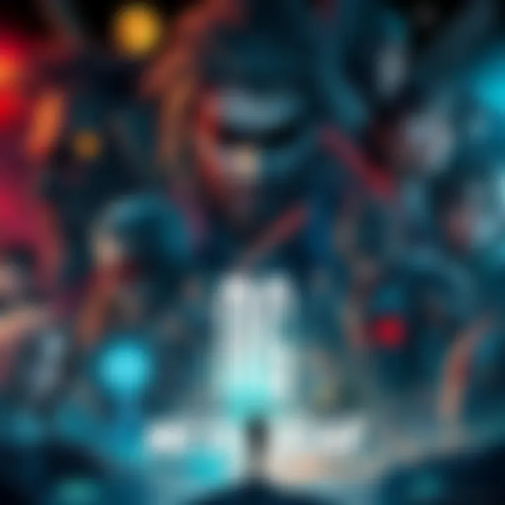 A visual representation of key characters and elements from the Metal Gear Solid series, emphasizing the complexity of the lore and its evolution over time.