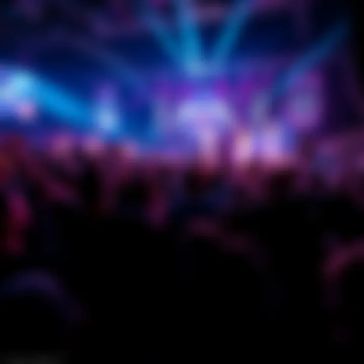 Metallica Concert Crowd Energetic crowd at a Metallica concert enjoying the performance and connecting with Rocket League gaming culture.