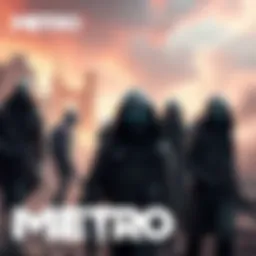 Characters from the Metro video game series in a post-apocalyptic setting