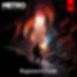 Metro Games Beginner's Guide A player immersed in a Metro game, exploring a gritty underground environment with a vivid flashlight in hand.