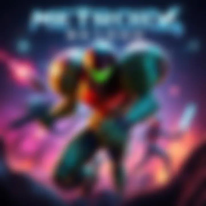 Cover art of Metroid Prime 4: Beyond showcasing vibrant graphics and characters from the game