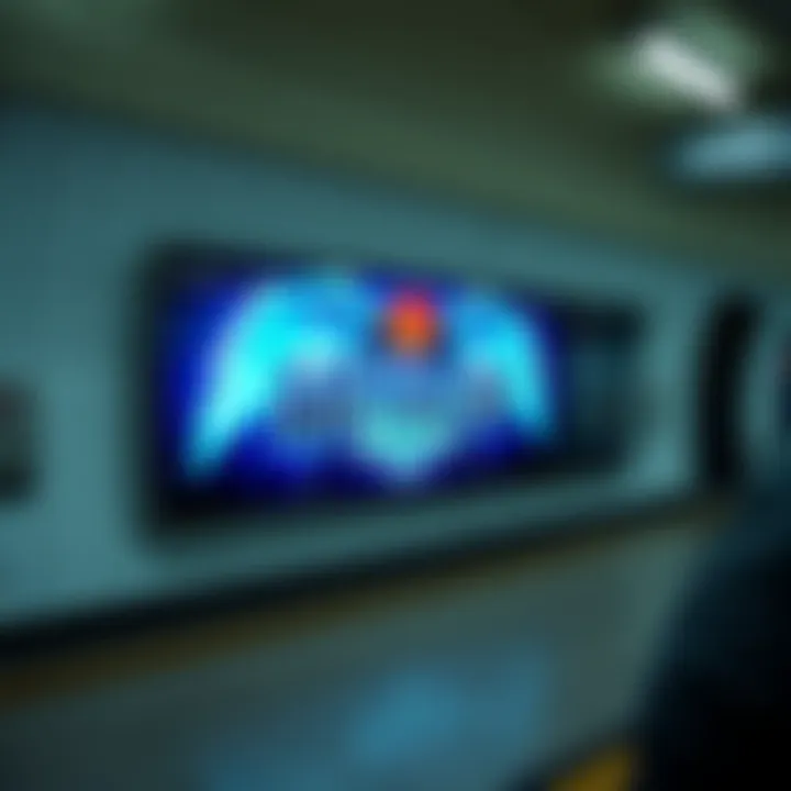 A vibrant advertisement for Metroid Prime 4: Beyond on a wall in the London Underground, capturing the attention of commuters.