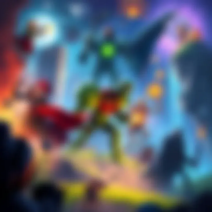 Vibrant artwork showcasing various characters and environments from popular metroidvania games on Steam