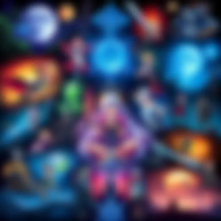 A vibrant collage showcasing various characters and scenes from popular Metroidvania games, including elements from Touhou Luna Nights and Castlevania: Aria of Sorrow.