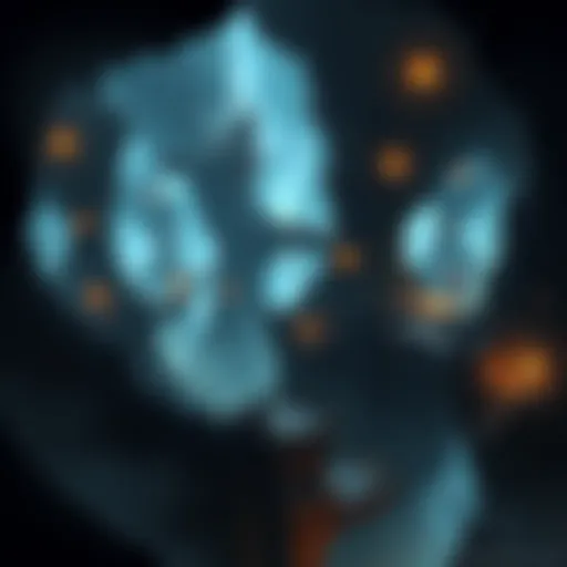 Metroidvania Game Concept Art Concept art showcasing a dark, immersive world with intricate level designs, reminiscent of a metroidvania style game, featuring detailed environments and atmospheric lighting.