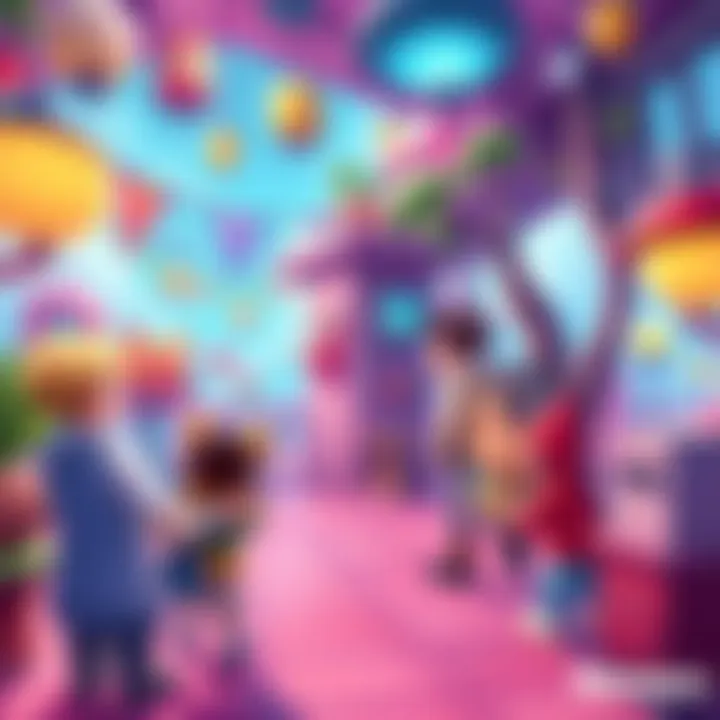 A colorful scene from Mewgenics showing unique characters and a playful environment. Players are interacting with the game interface while enjoying its humor and art style.