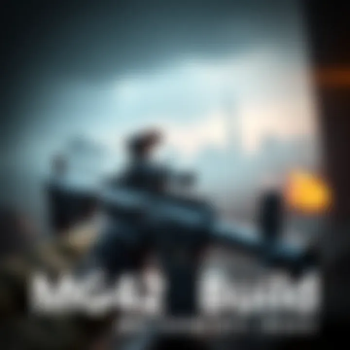 MG42 Build for Hardpoint and Domination A well-equipped MG42 machine gun with tactical attachments, set against a battlefield backdrop, showcasing its strength in gameplay.