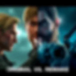 Comparison of MGS3 Original and Remake Side-by-side look at Metal Gear Solid 3 original and remake showing gameplay differences