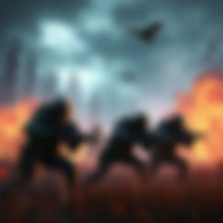 Players engaged in a Team Deathmatch in MGS Delta's new Foxhunt mode using real-time camouflage mechanics.