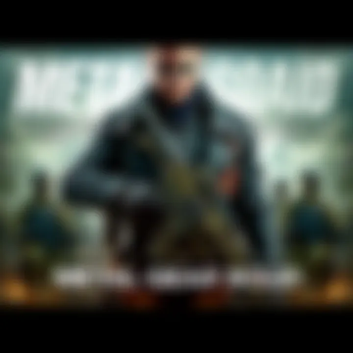 Metal Gear Solid Phantom Pain Cover Cover art for Metal Gear Solid: Phantom Pain featuring the main character, Big Boss, in a tactical pose with a military background.