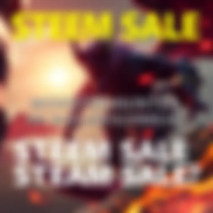 Promotional banner showing Monster Hunter Rise and Sunbreak with discount prices during a Steam sale