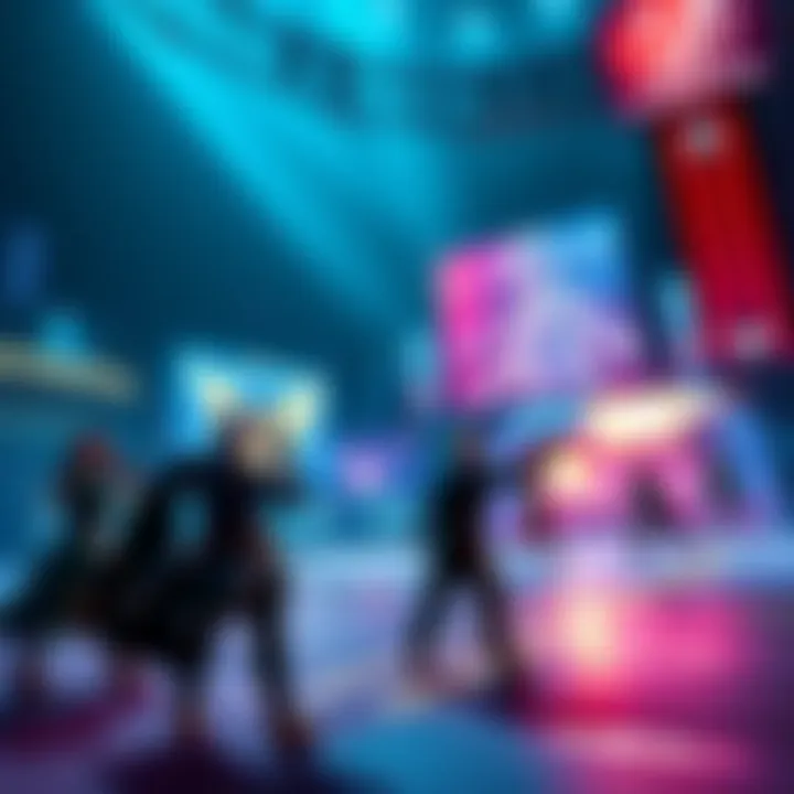 Players engaging in PvP battles in MHS2, showing a vibrant arena with characters in action and a scoreboard visible in the background.