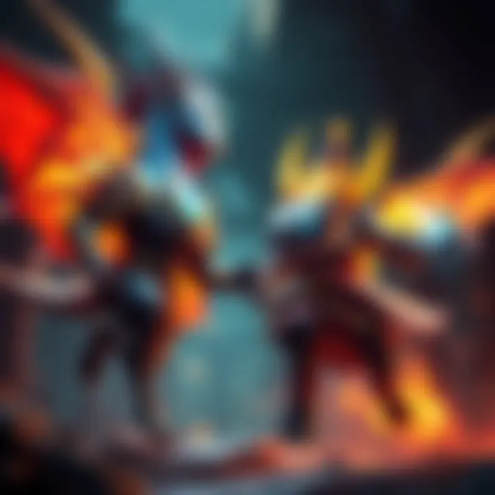 A scene featuring Ratha and Anjanath showing their unique powers and stamina in MHS3 gameplay