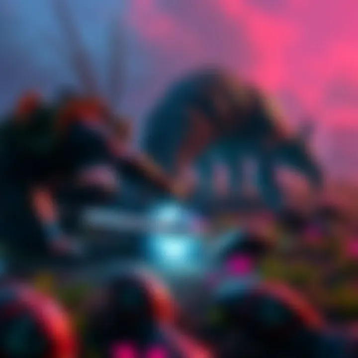 MHXX Gameplay Scene Players engaged in insect farming while preparing for the Lagiacrus hunt in MHXX