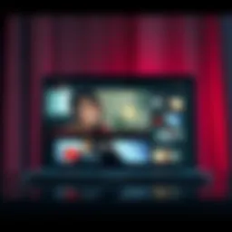 A screenshot of a laptop featuring Mia's YouTube channel with a low subscriber count, hinting at its connection to Resident Evil 7.