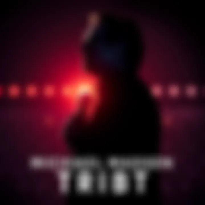 A tribute image for Michael Madsen, featuring a silhouette of a man with a microphone, symbolizing his voice acting career.