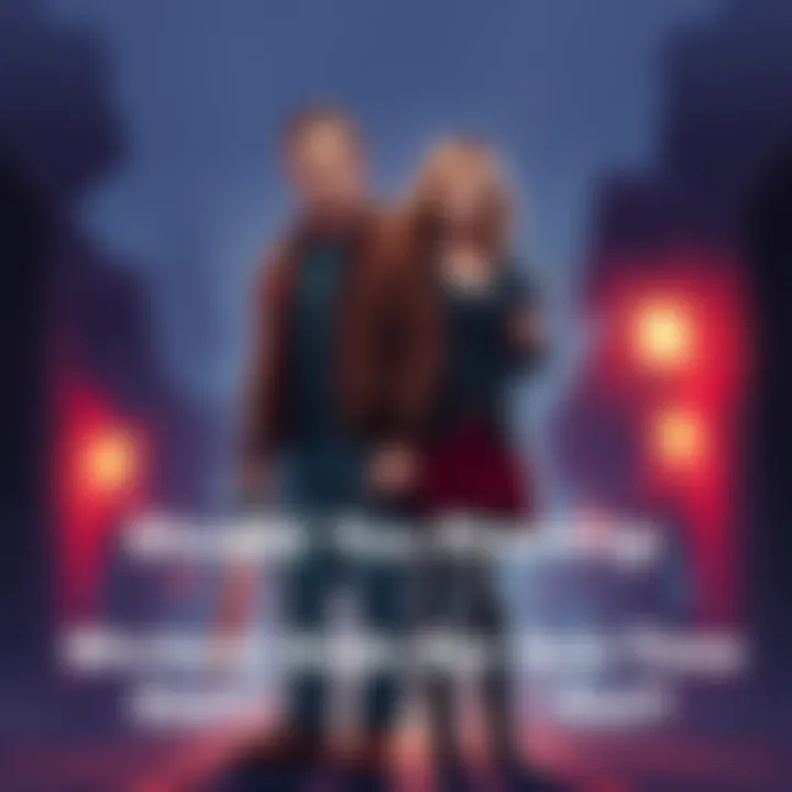 Illustration of Michael and Laurie Strode standing together, highlighting their iconic look and urgency in a gaming context.