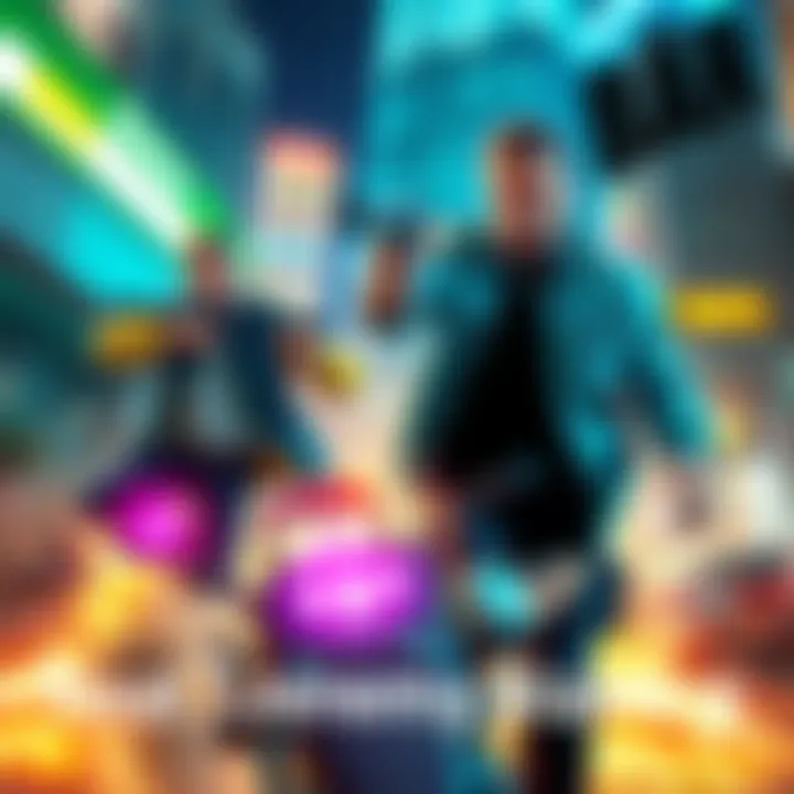 Michael from GTA 5 overpowers Jeremy Blaire in an action-packed scene