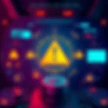 Microsoft Copilot at Risk A graphic showing an AI interface with warning signs, representing concerns over Microsoft's Copilot and its potential downfall.