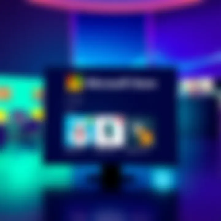 Illustration showing Microsoft Store interface with highlighted 'Just for You' offers