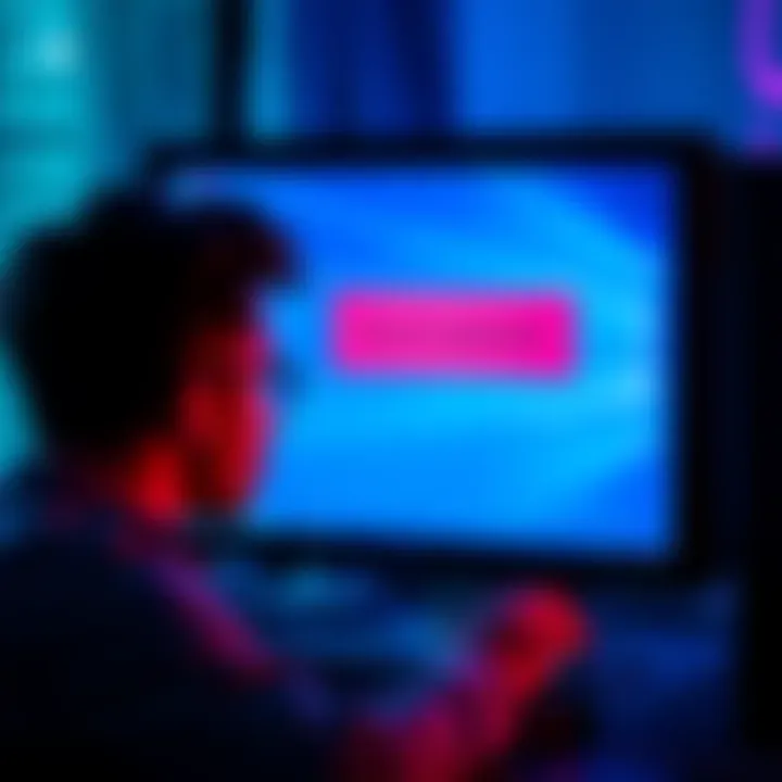 A person looking frustrated at a computer with a Windows 11 login screen displaying account requirement message.