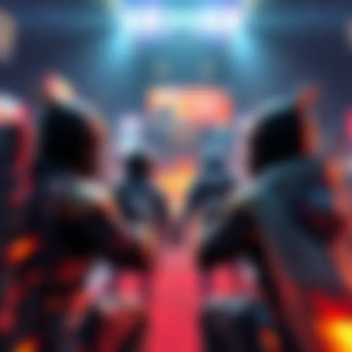 A scene showing players in a video game during a match, with two characters swapping sides unexpectedly, highlighting mid-match swaps