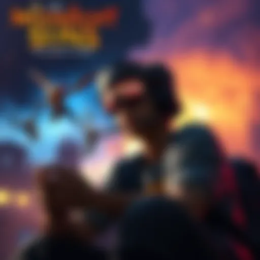A gamer contemplating the shift from shooter games to turn-based combat in Midnight Suns, featuring character action and strategic gameplay elements.