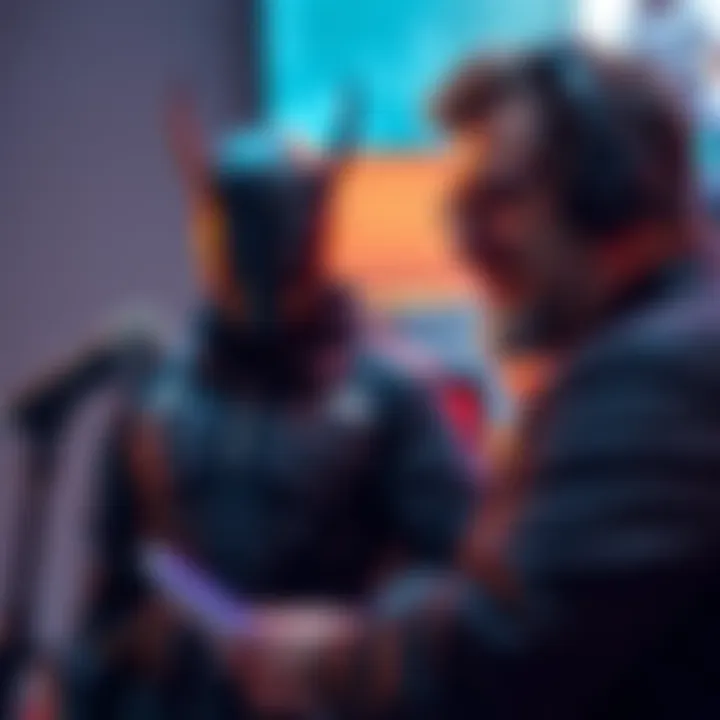 Mike Pondsmith in a lively discussion about voicing the character Morgan Blackhand