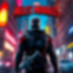 Miles Morales game cover Cover of Miles Morales game featuring the main character in a city environment