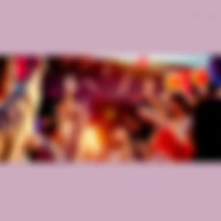 People celebrating the completion of two stages in a project, with banners and confetti.