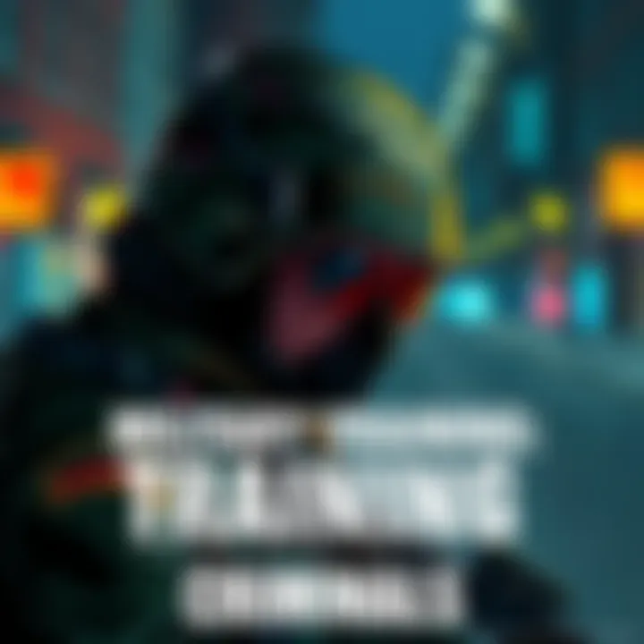 Illustration showing a soldier transitioning to a criminal figure, with elements representing both military and underworld activities.