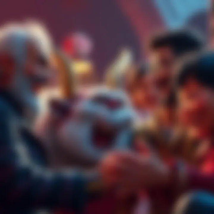 Mimir laughing with characters around him, creating a joyful atmosphere