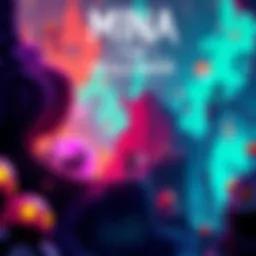 A scene from Mina the Hollower showing the character exploring a vibrant game world with unique designs and enemies.