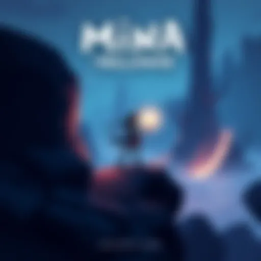 A character from Mina the Hollower exploring a dark, enchanting landscape with a glowing artifact in hand, representing the game's adventurous spirit.