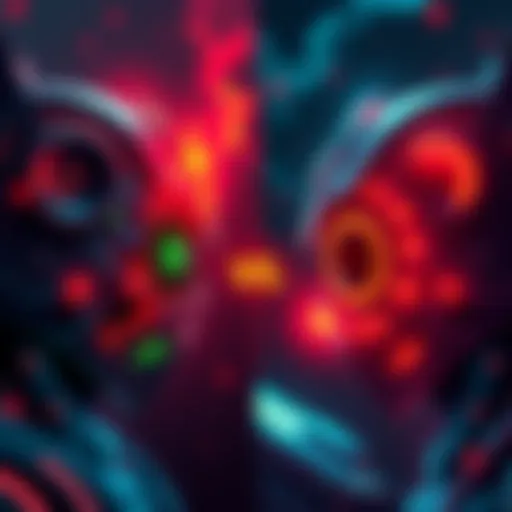 Side-by-side comparison of IG Omega builds featuring Minds Eye on one side and Weakpoint on the other