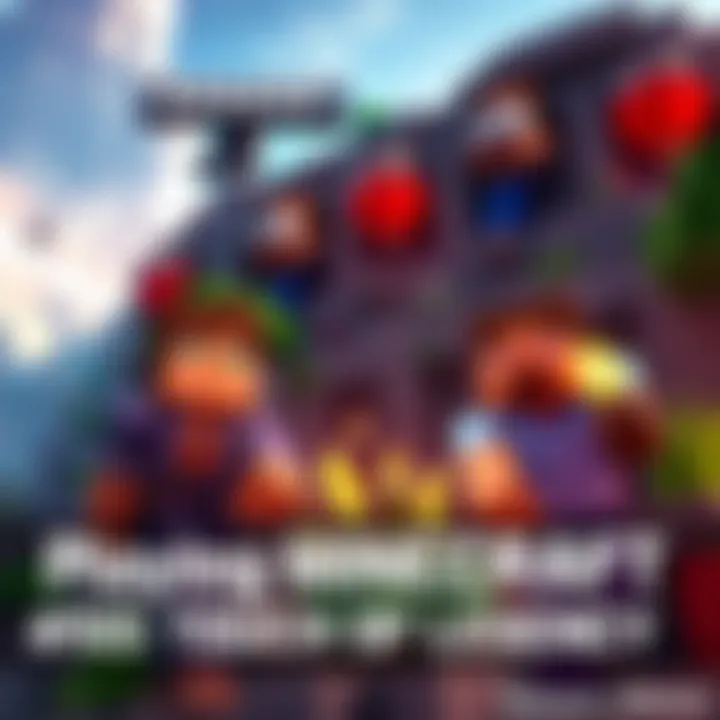 Players engaging with the legacy version of Minecraft, reminiscing and enjoying classic features.