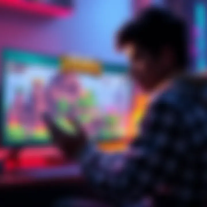 Minecraft Legends on Microsoft Account A player using Minecraft Legends on a Microsoft account, looking at the game on an Xbox screen, exploring account linking features.