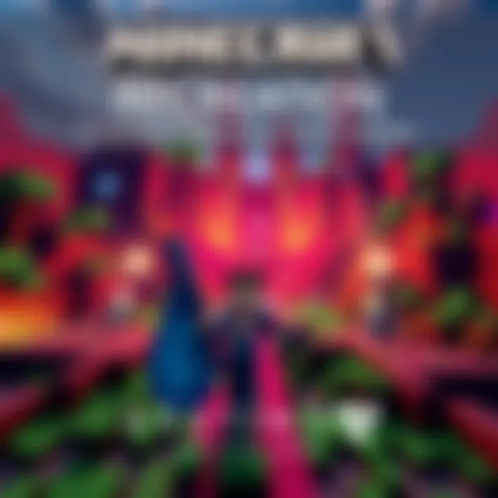 A detailed view of a Minecraft world featuring Destiny 2 locations and characters, showcasing the game's mechanics and class abilities.