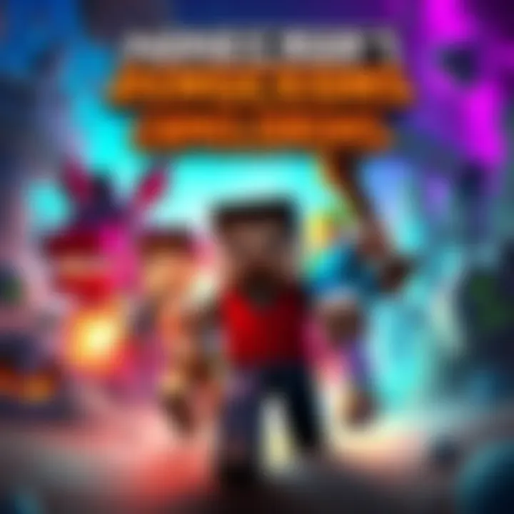Cover art featuring characters from Minecraft Dungeons in action with a vibrant background