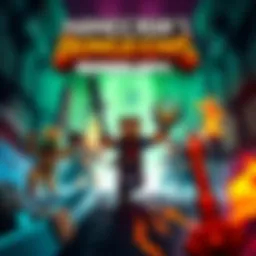 Gameplay scene from Minecraft Dungeons II featuring new characters and exciting battles