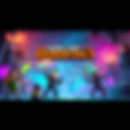 Minecraft Dungeons II trailer scene A vibrant scene from the Minecraft Dungeons II trailer showing characters battling monsters in a colorful dungeon setting.