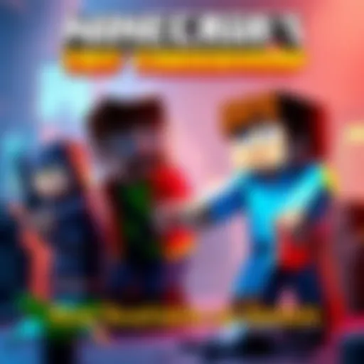 Minecraft characters interacting with new features on Nintendo Switch during Tiny Takeover Drop