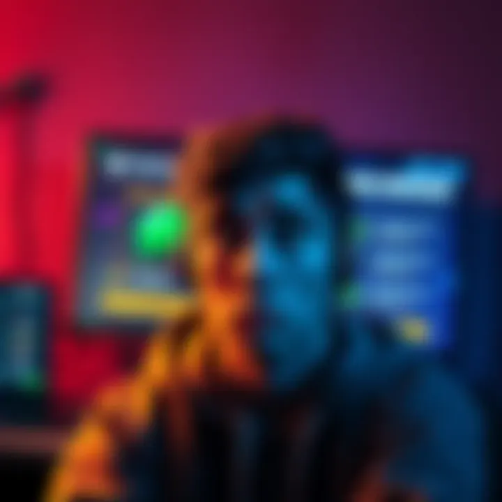 A player looking frustrated while playing a video game with mini boss missions and V-Bucks displayed on the screen.