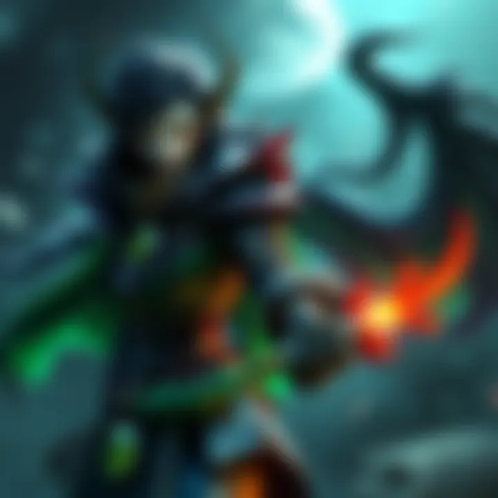 Eleleth character alongside Raziel, showcasing gameplay experience and backstory elements.