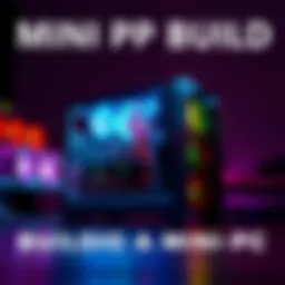 A compact mini PC showcasing the powerful Core Ultra 235HX and components neatly arranged inside a small case.