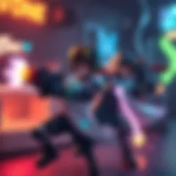 Two Mini Support Heroes using their unique abilities to assist teammates in a gaming environment.