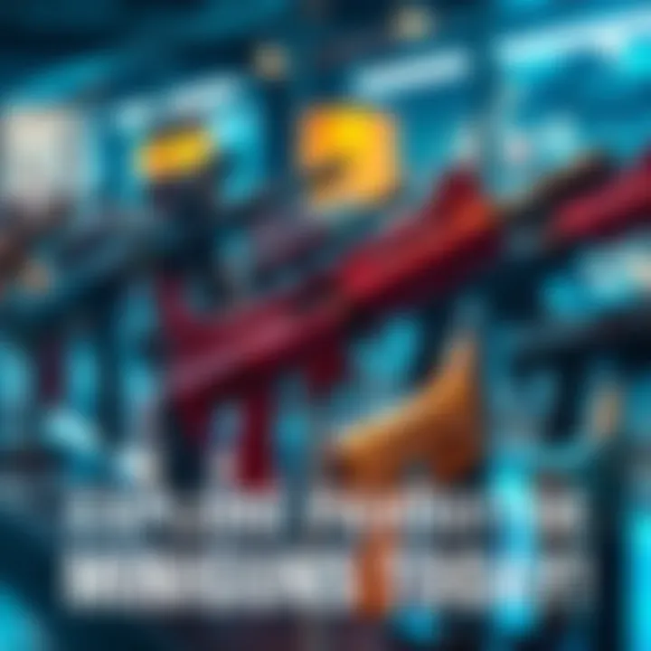 A showcase of various minigun models with different designs and features, highlighting the details that enthusiasts appreciate