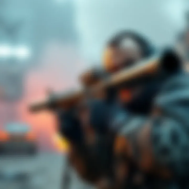 A player looks frustrated while holding a minigun in a combat scenario, showcasing its poor performance and slow ammo supply.