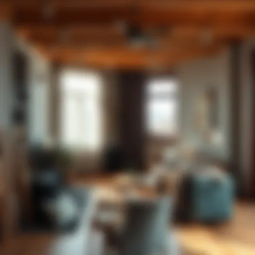 A cozy, minimalistic living space with few belongings, showcasing a renovated flat in progress.