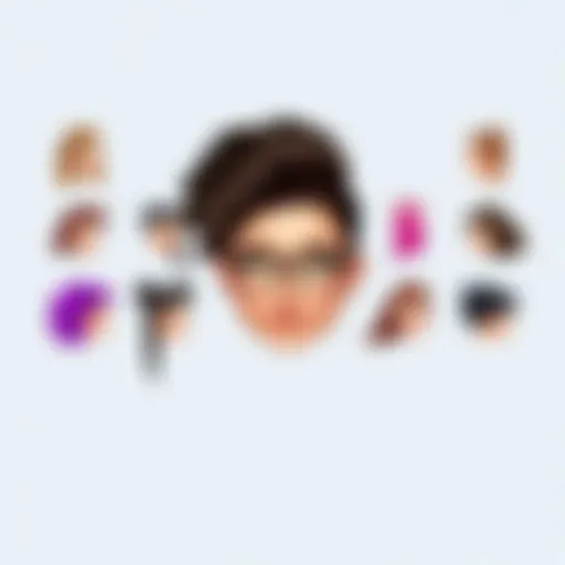 A simple graphic showing a variety of plain hairstyles lacking uniqueness